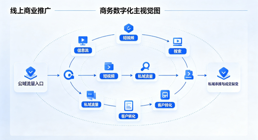 桃江县线上商业推广怎么做？全域流量闭环搭建与低成本转化实战指南